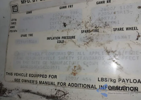 1986 Chevrolet Blazer S10 z USA, uszkodzony, nr VIN 1G8CS18RXG8201071